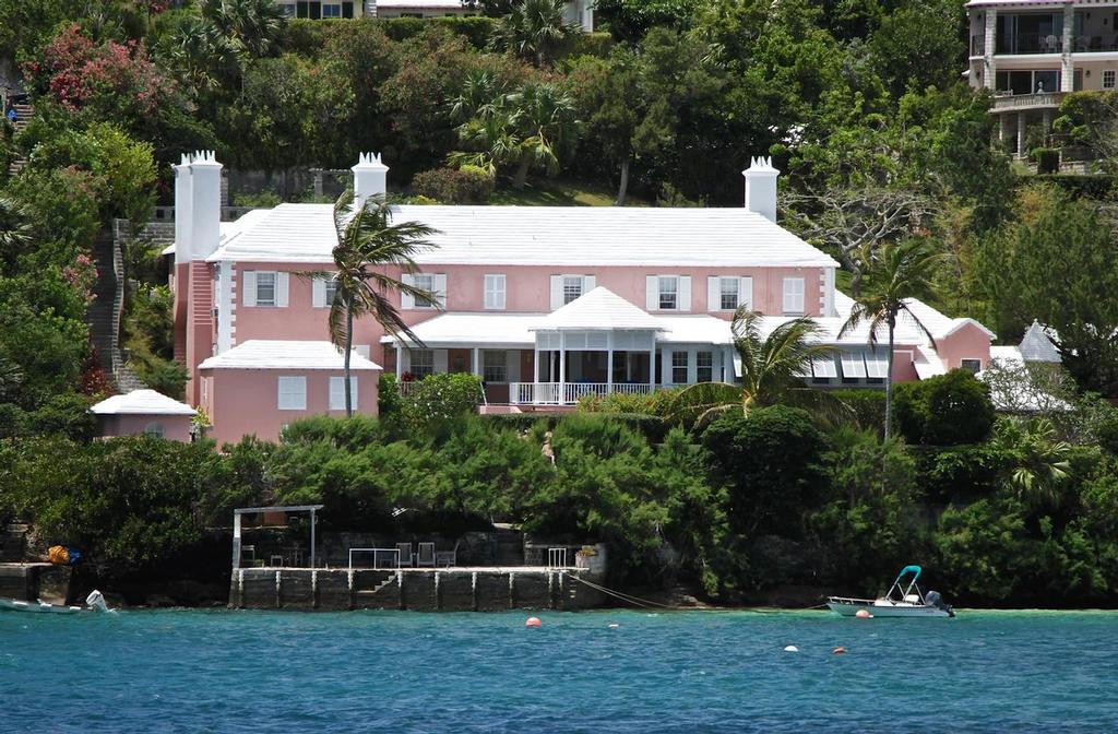 Waterfront mansions - Bermuda - May 24, 2017 © Richard Gladwell www.photosport.co.nz